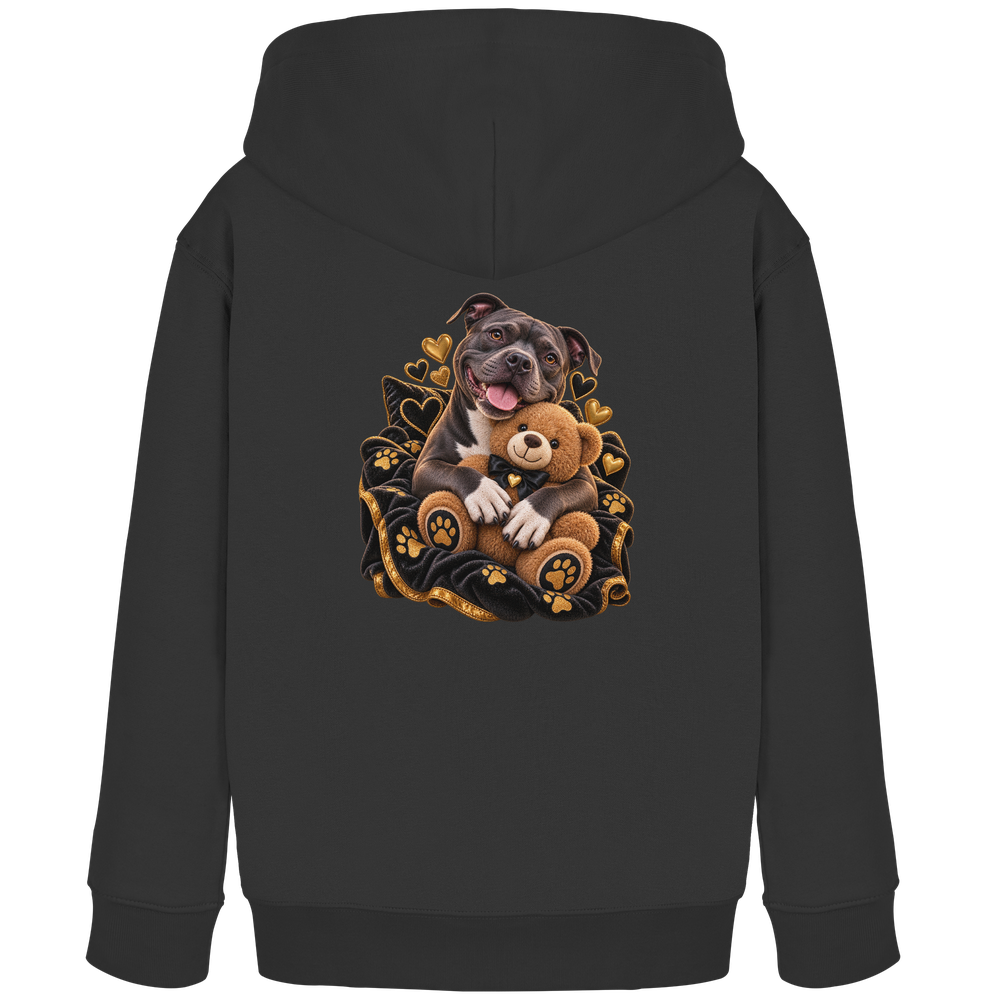 Staffordshire Bullterrier - Cuddle - Kids Organic Hoodie – Bild 2