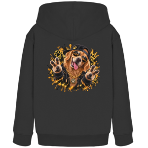 Golden Retriever - Funny - Kids Organic Hoodie