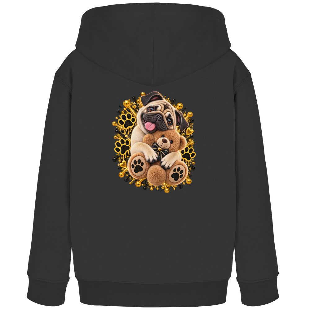 Mops - Cuddle - Kids Organic Hoodie