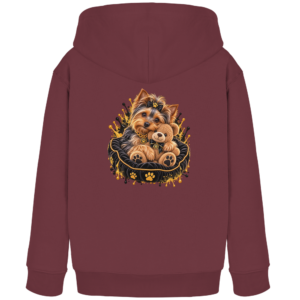 Yorkshire Terrier - Cuddle - Kids Organic Hoodie