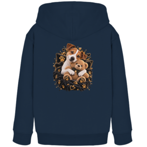 Jack Russell - Cuddle - Kids Organic Hoodie