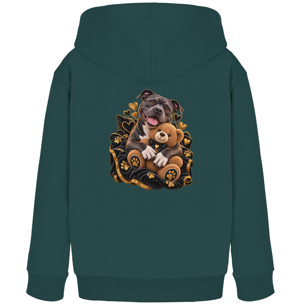 Staffordshire Bullterrier - Cuddle - Kids Organic Hoodie – Bild 9