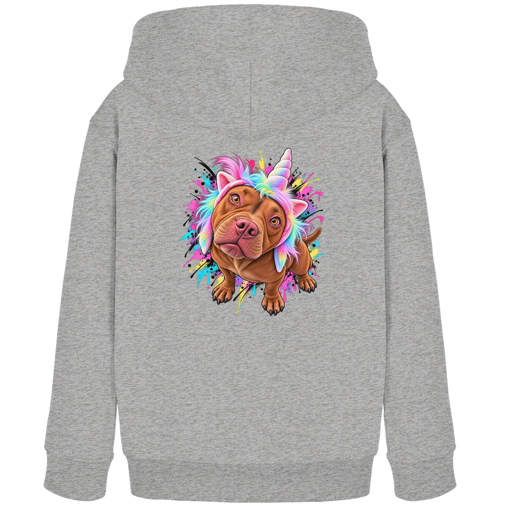 Mila Original - Unicorn - Kids Organic Hoodie – Bild 4