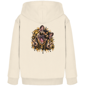Französische Bulldogge - Funny - Kids Organic Hoodie