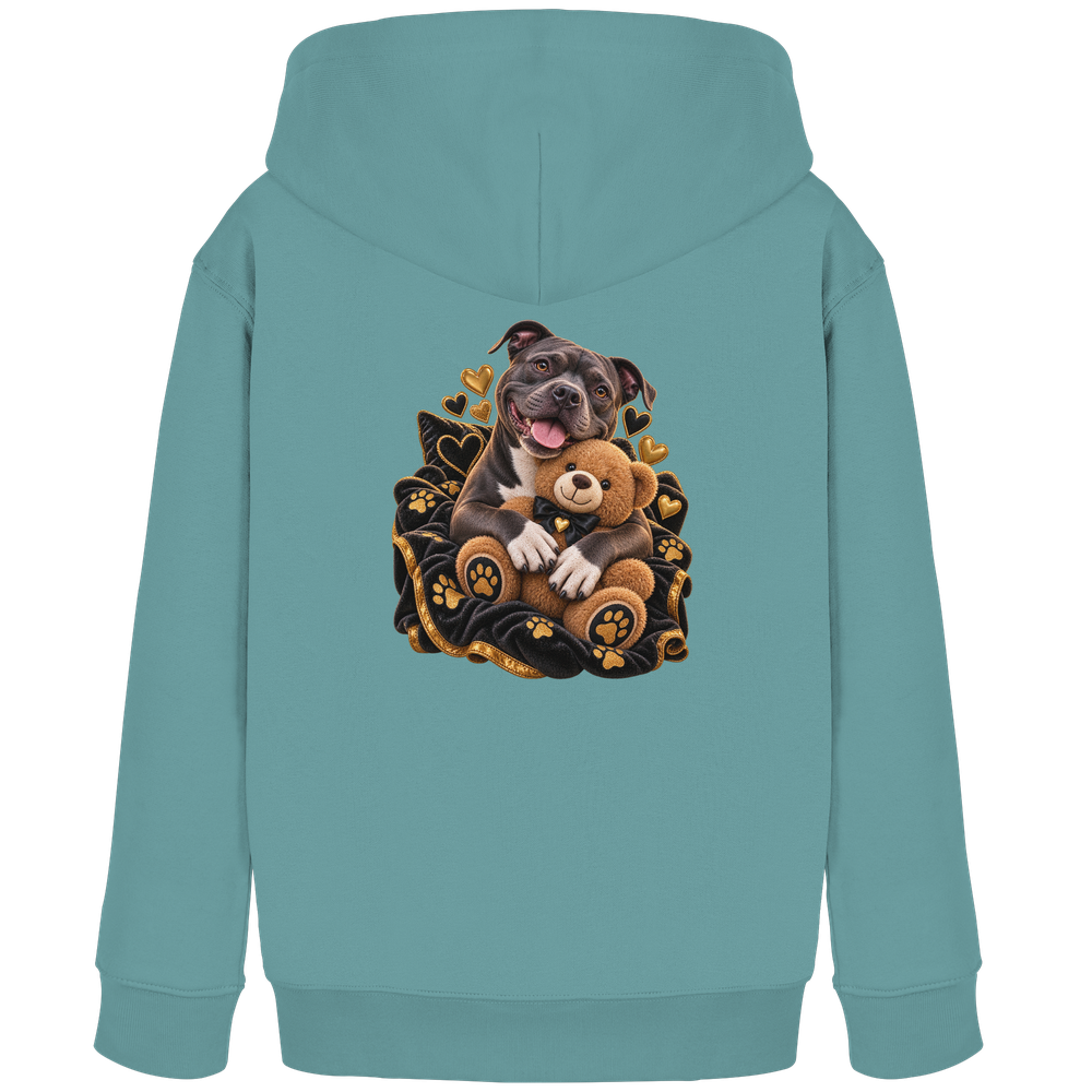 Staffordshire Bullterrier - Cuddle - Kids Organic Hoodie – Bild 10
