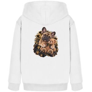 Französische Bulldogge - Cuddle - Kids Organic Hoodie