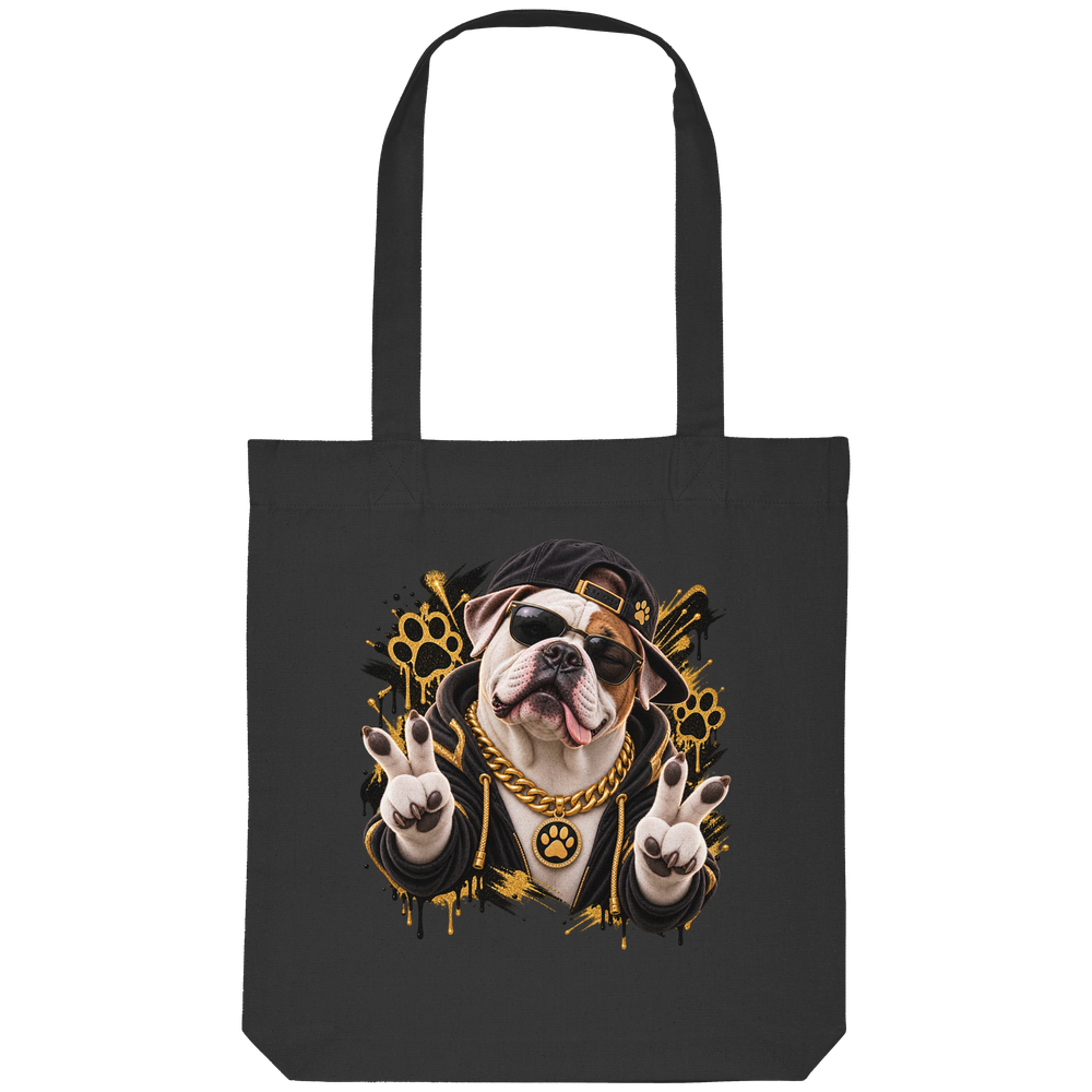 American Bulldog - Funny - Organic Tote-Bag – Bild 6