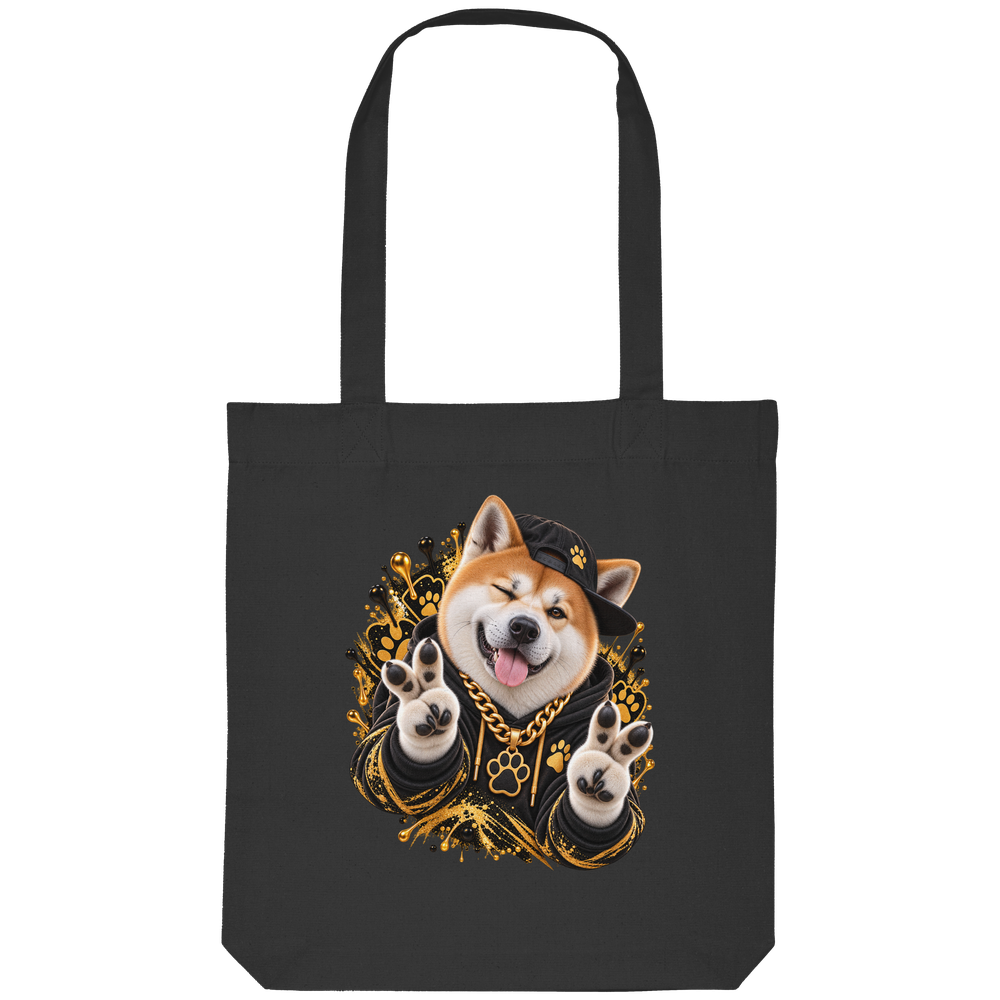 Akita - Funny - Organic Tote-Bag – Bild 6