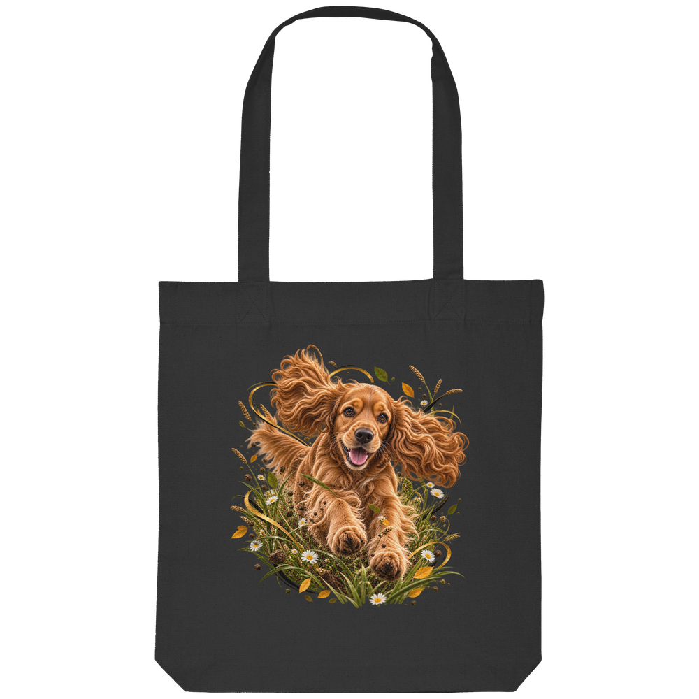 Cocker Spaniel - Power - Organic Tote-Bag – Bild 2