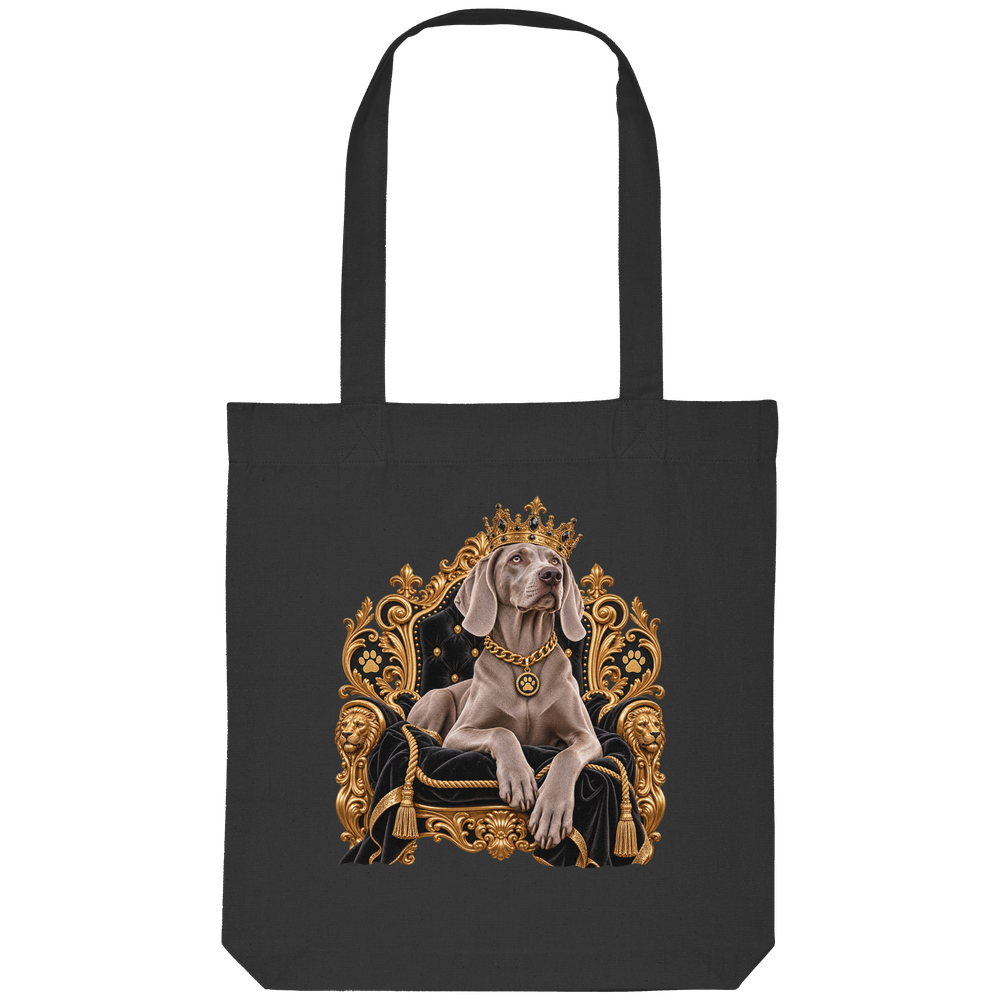 Weimaraner - King - Organic Tote-Bag – Bild 6
