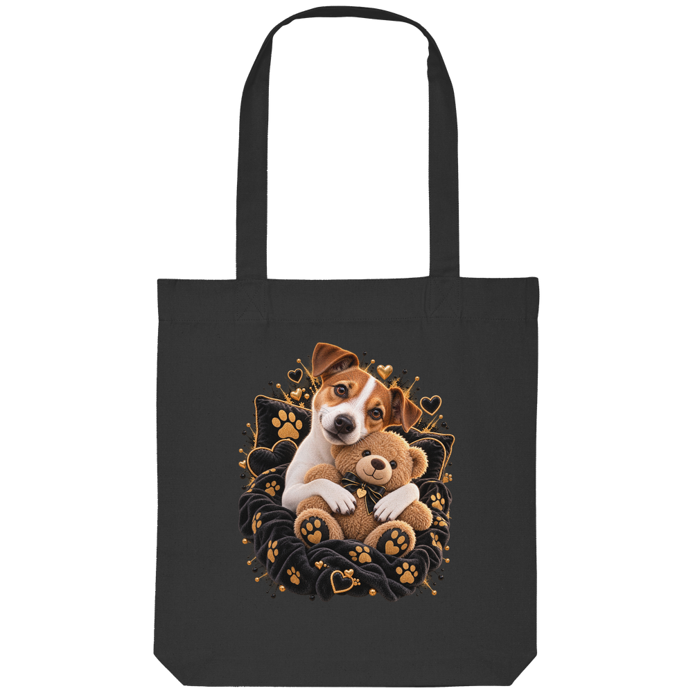 Jack Russell - Cuddle - Organic Tote-Bag