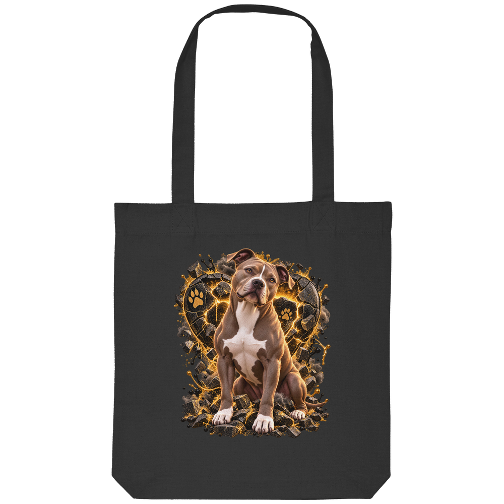 American Pitbull Terrier - Power - Organic Tote-Bag