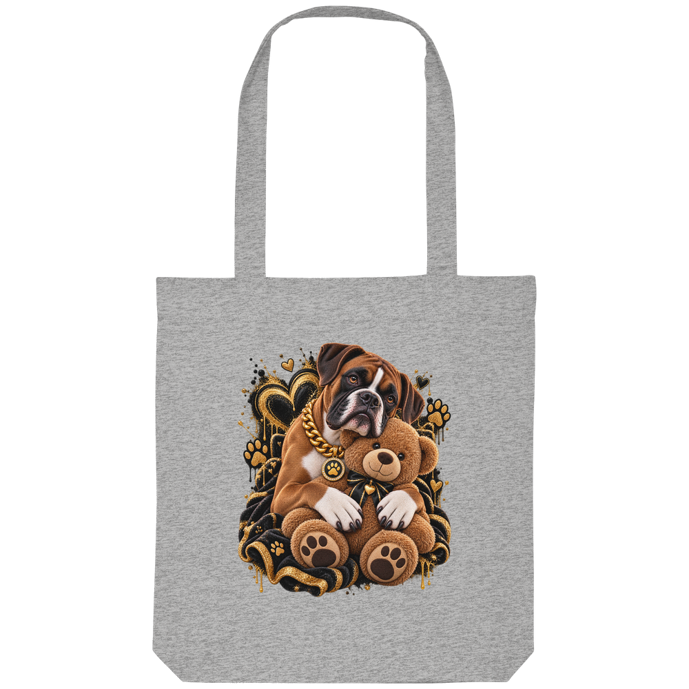Boxer - Cuddle - Organic Tote-Bag – Bild 4