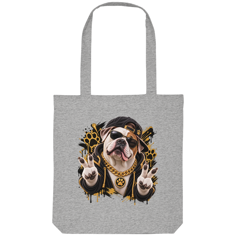 American Bulldog - Funny - Organic Tote-Bag – Bild 4