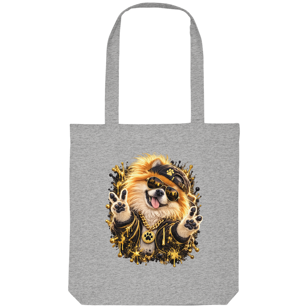 Pomeranian - Funny - Organic Tote-Bag – Bild 8