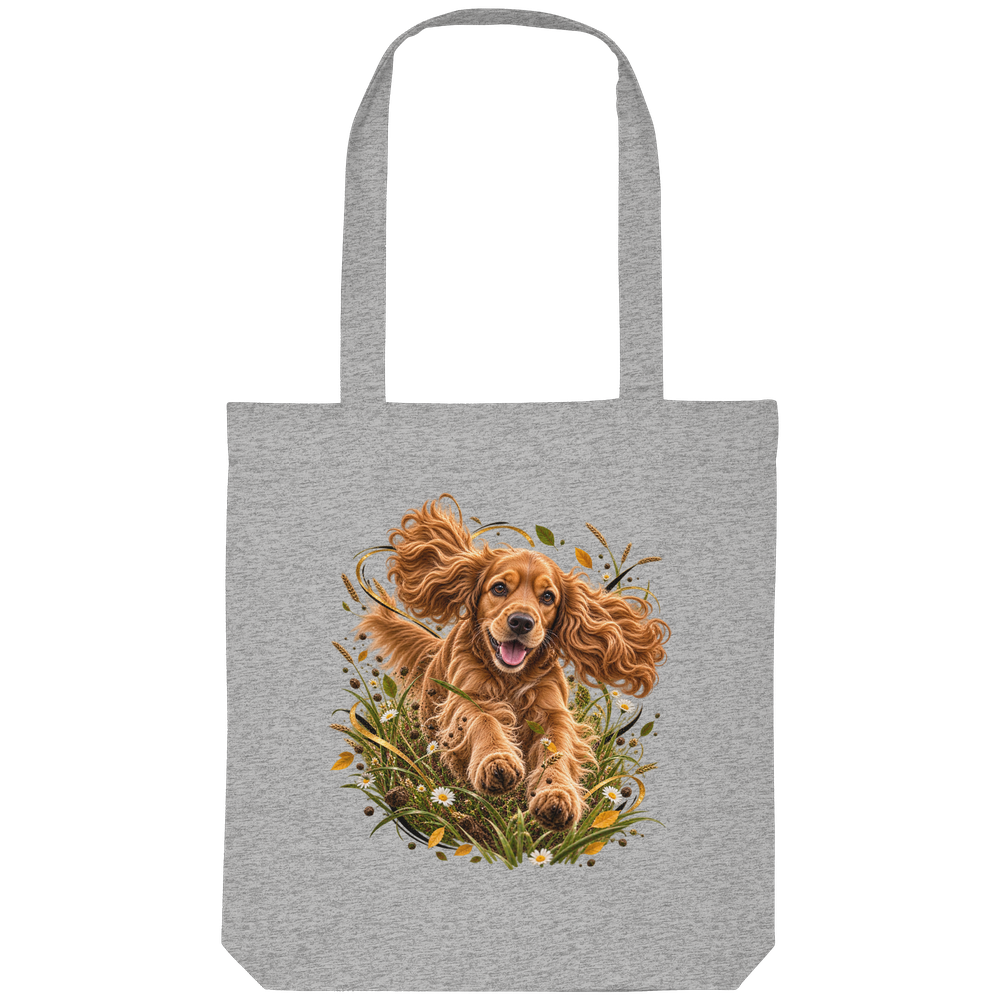 Cocker Spaniel - Power - Organic Tote-Bag – Bild 6