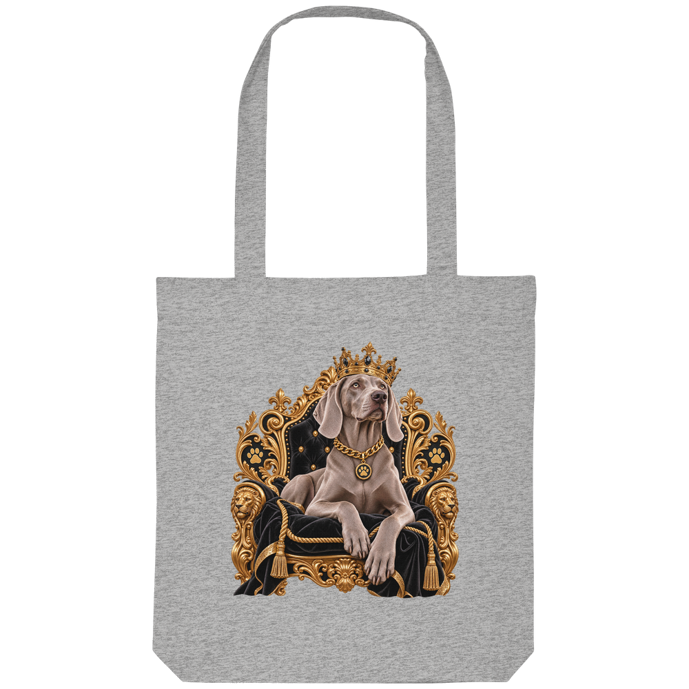 Weimaraner - King - Organic Tote-Bag – Bild 4