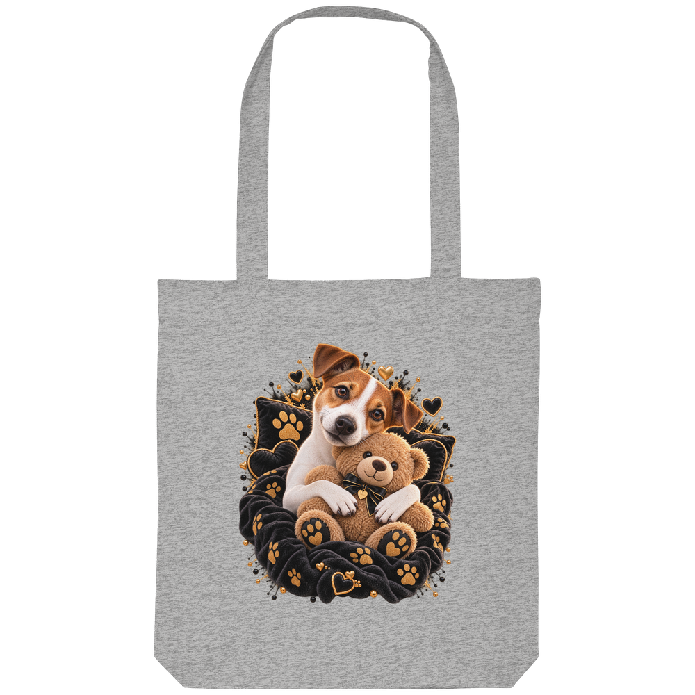Jack Russell - Cuddle - Organic Tote-Bag