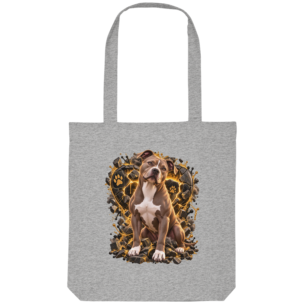 American Pitbull Terrier - Power - Organic Tote-Bag