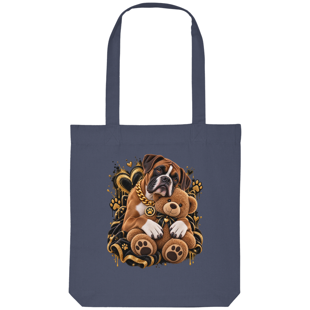 Boxer - Cuddle - Organic Tote-Bag – Bild 8