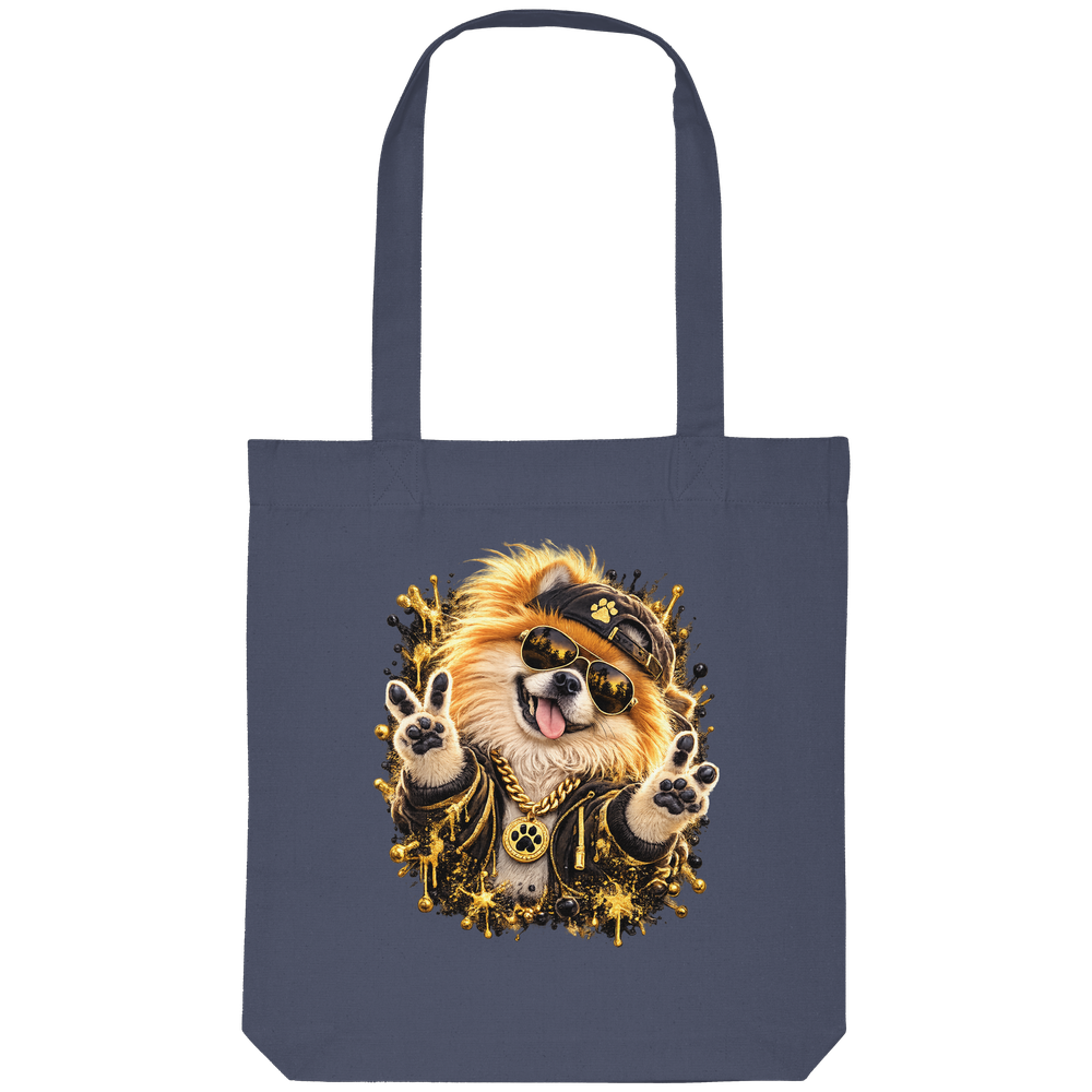 Pomeranian - Funny - Organic Tote-Bag – Bild 4