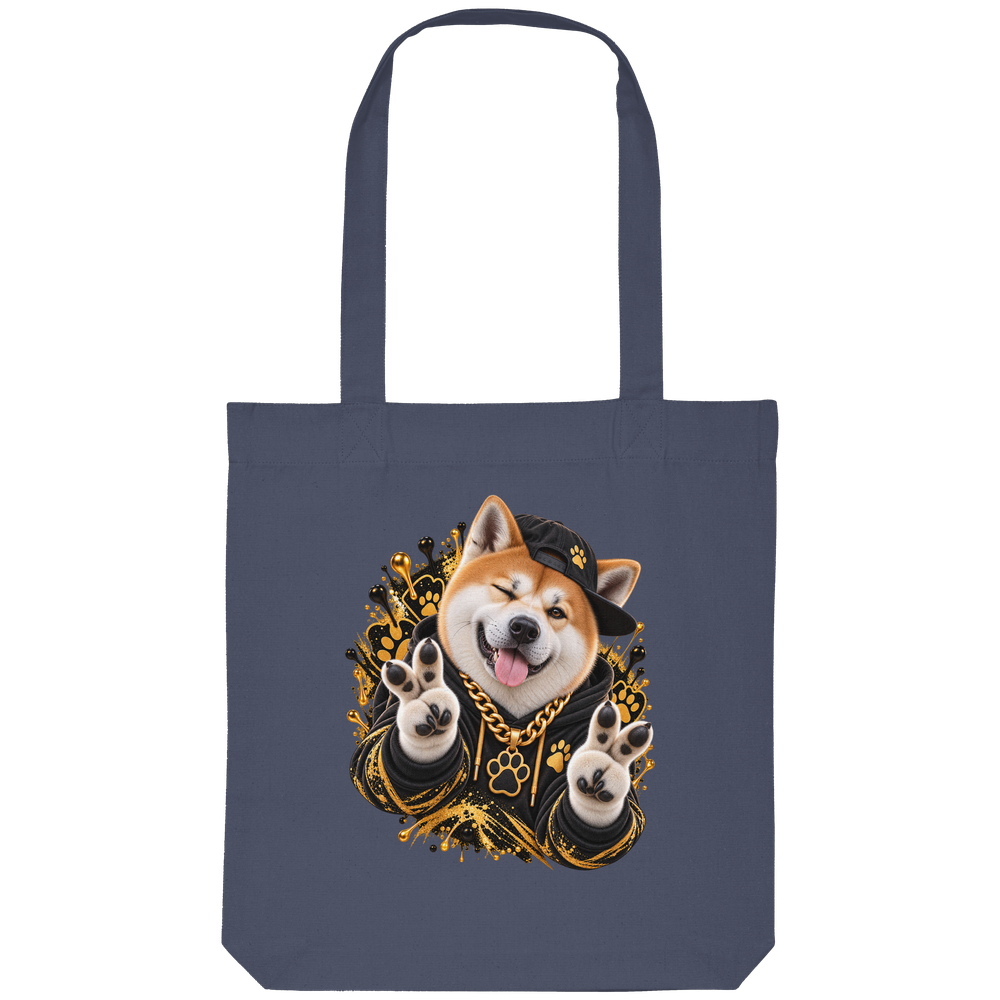 Akita - Funny - Organic Tote-Bag – Bild 8