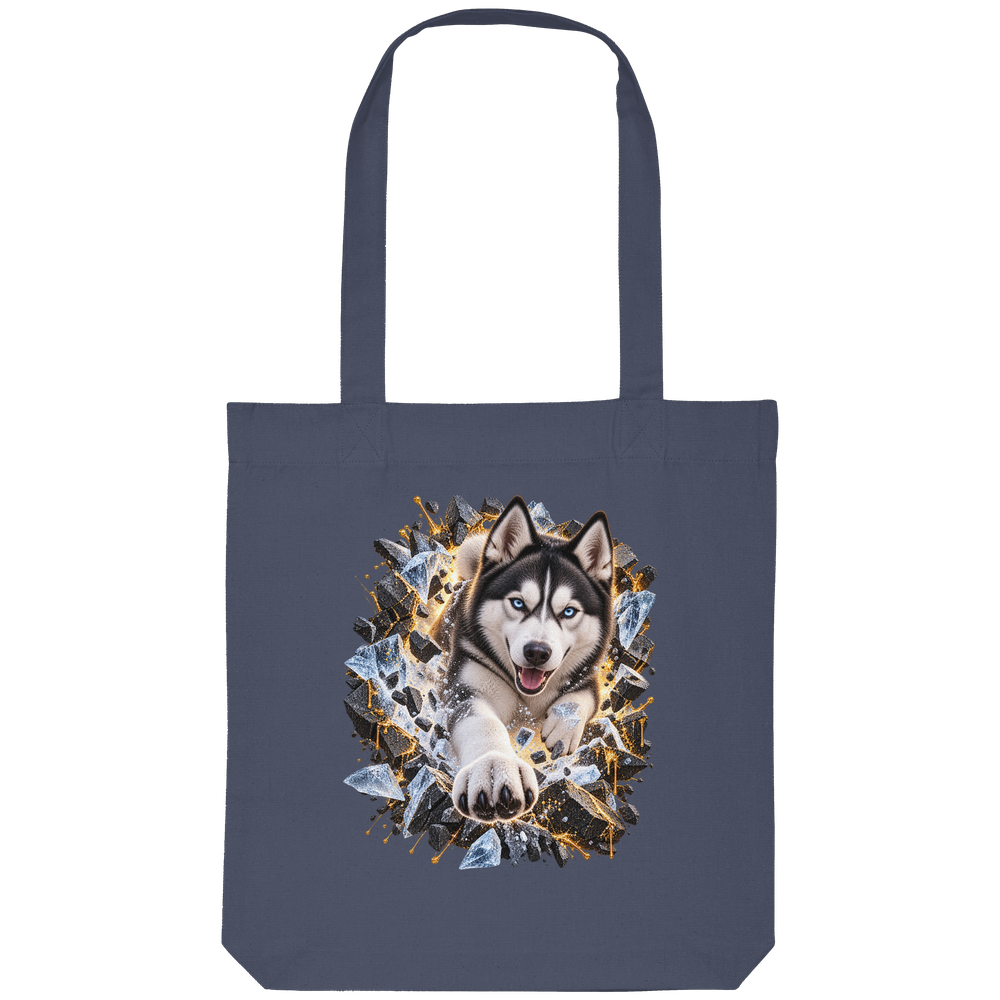 Husky - Breaking Through - Organic Tote-Bag