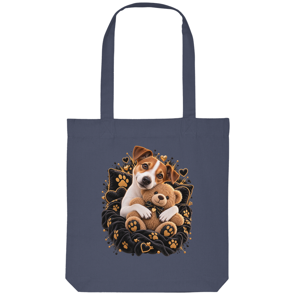 Jack Russell - Cuddle - Organic Tote-Bag