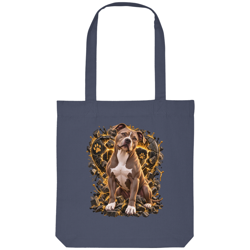 American Pitbull Terrier - Power - Organic Tote-Bag