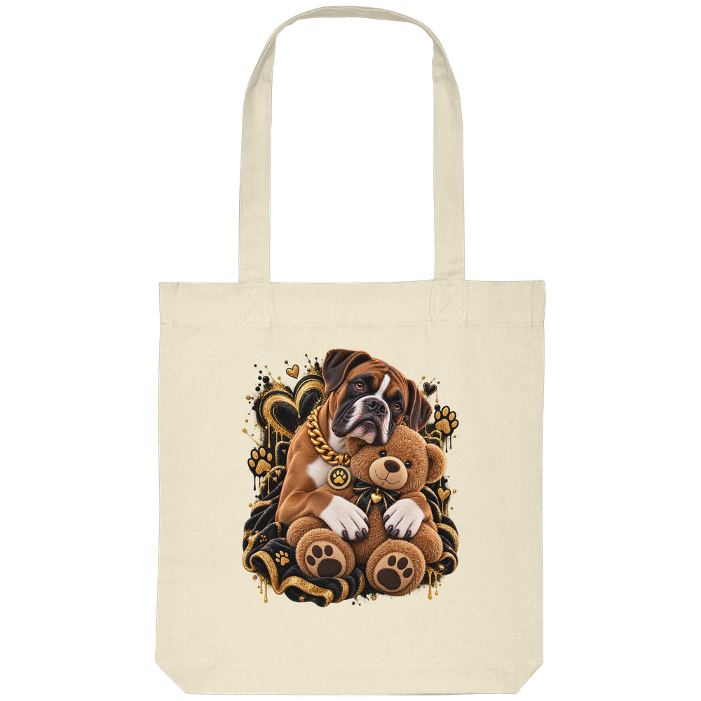 Boxer - Cuddle - Organic Tote-Bag – Bild 2