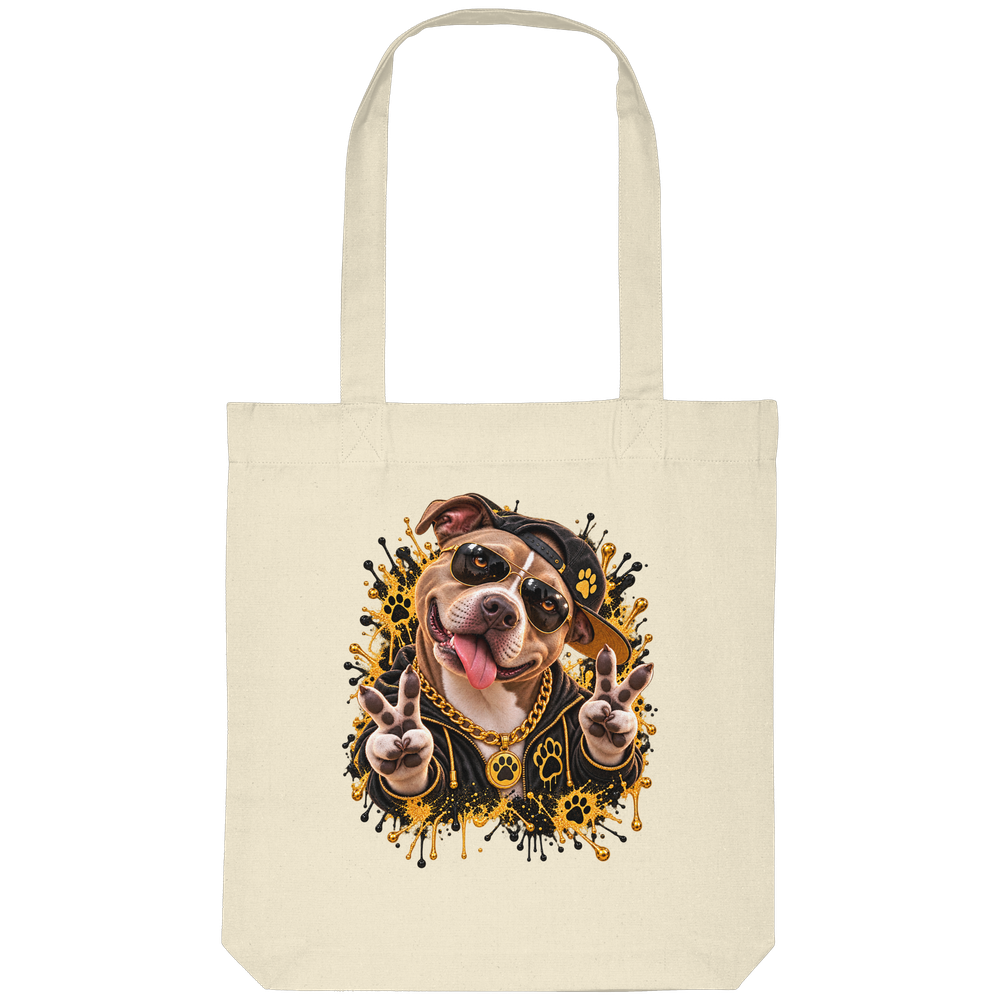 American Pitbull Terrier - Funny - Organic Tote-Bag