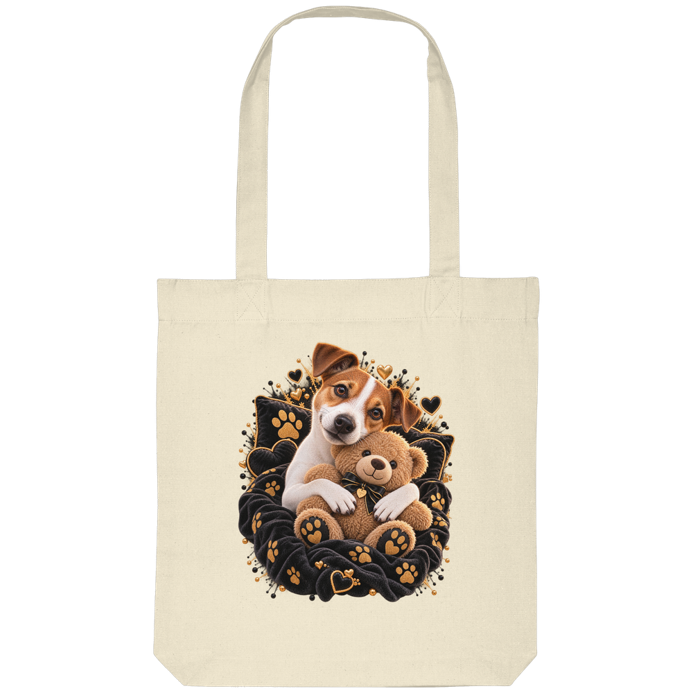 Jack Russell - Cuddle - Organic Tote-Bag