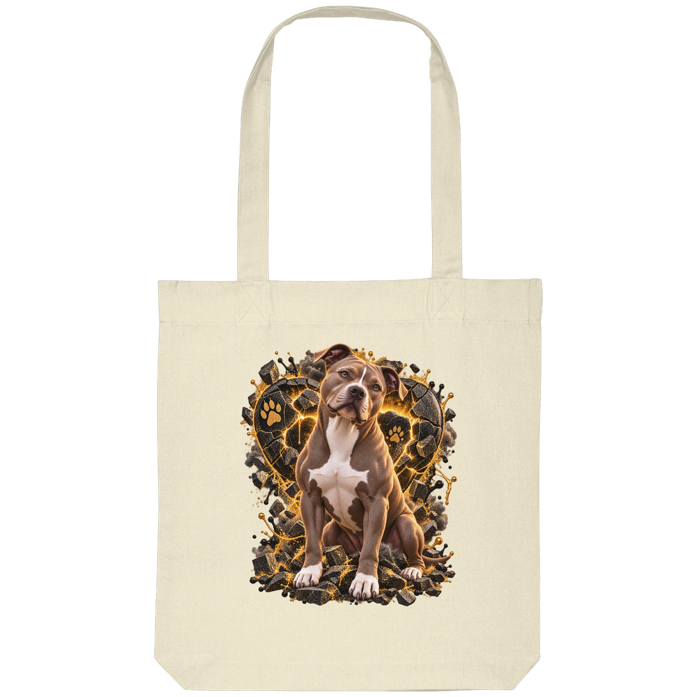 American Pitbull Terrier - Power - Organic Tote-Bag