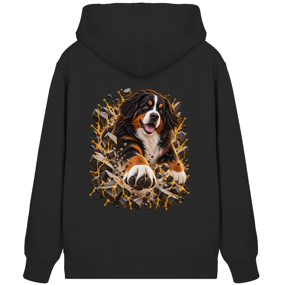 Berner Sennenhund - Breaking Through - Organic Zipper – Bild 2