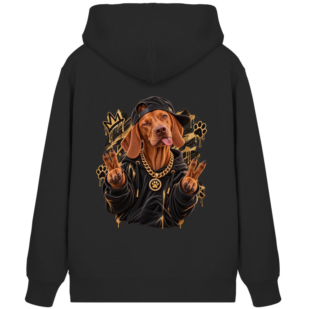 Vizsla - Funny - Organic Zipper – Bild 2