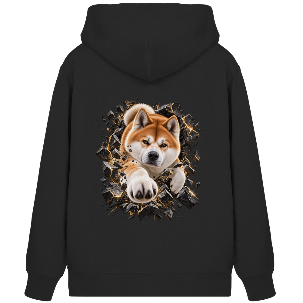 Akita - Breaking Through - Organic Zipper – Bild 3