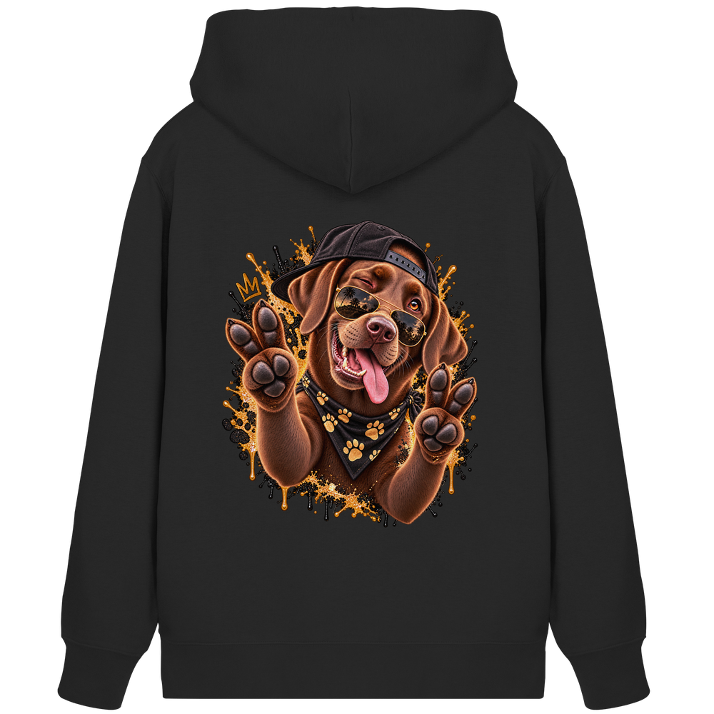 Labrador - Funny - Organic Zipper – Bild 3