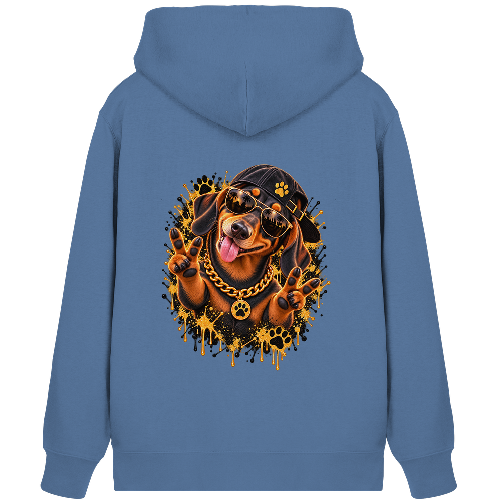 Dackel - Funny - Organic Zipper