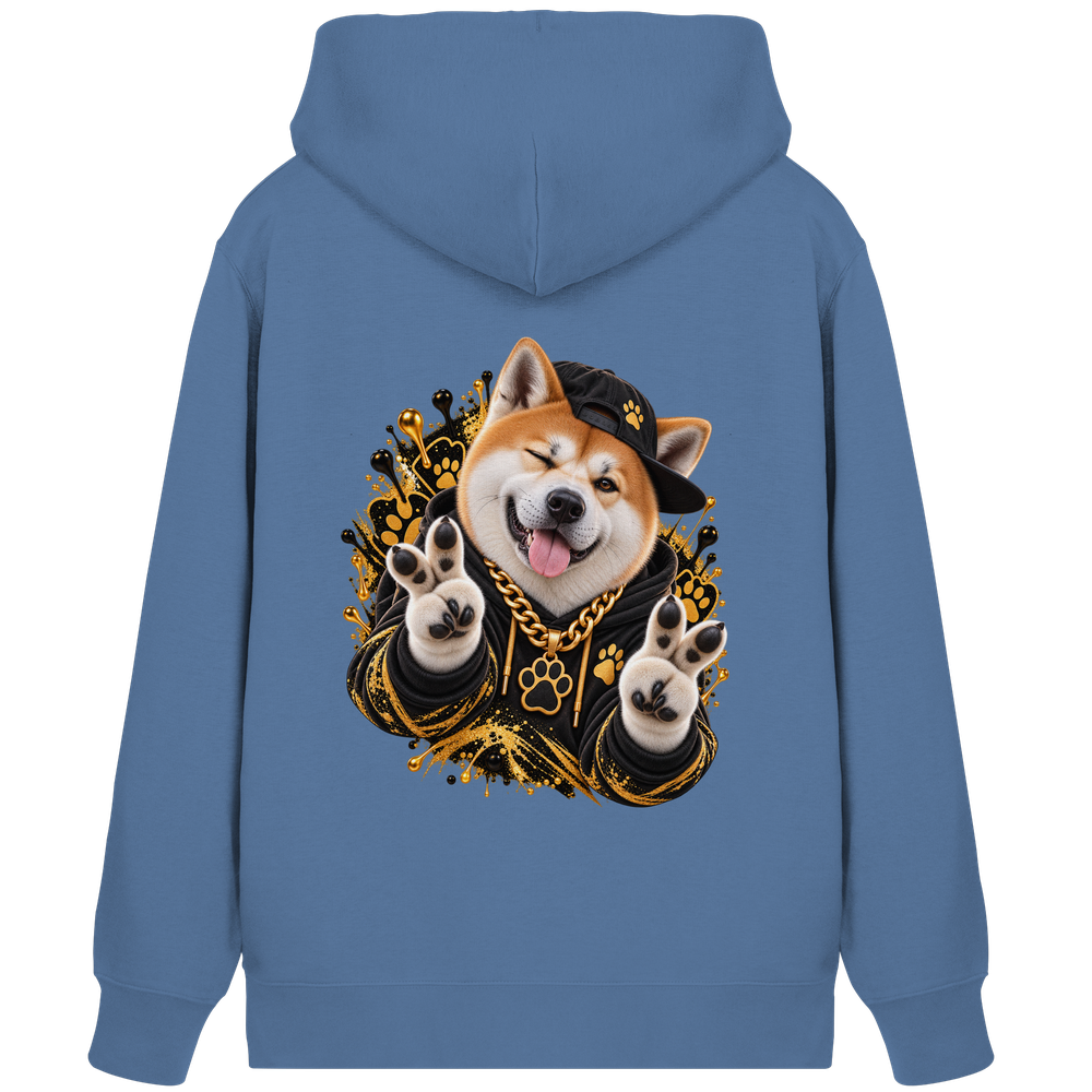 Akita - Funny - Organic Zipper – Bild 6