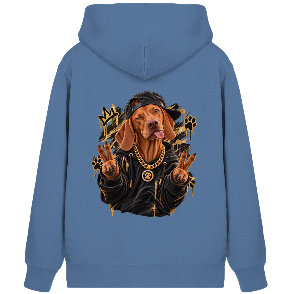 Vizsla - Funny - Organic Zipper – Bild 6