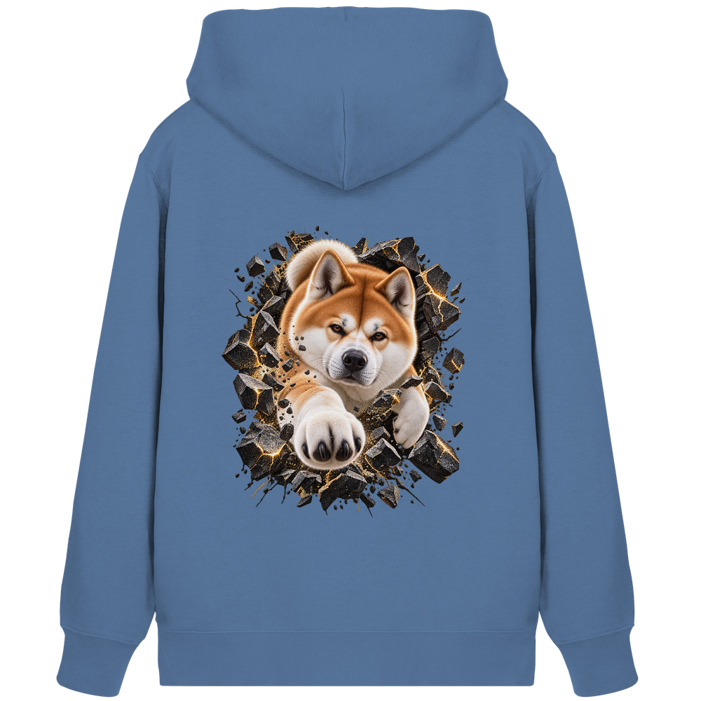 Akita - Breaking Through - Organic Zipper – Bild 6