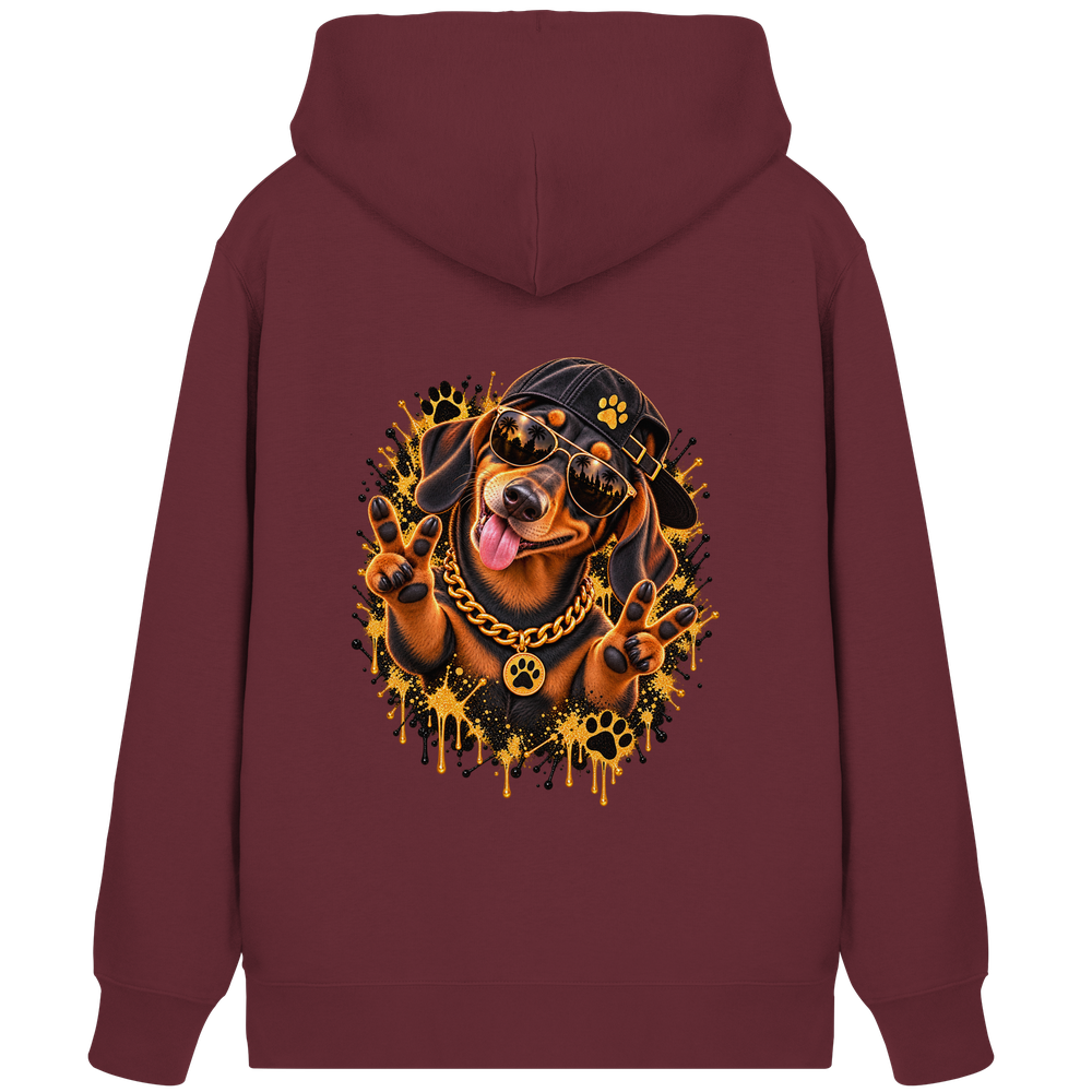 Dackel - Funny - Organic Zipper