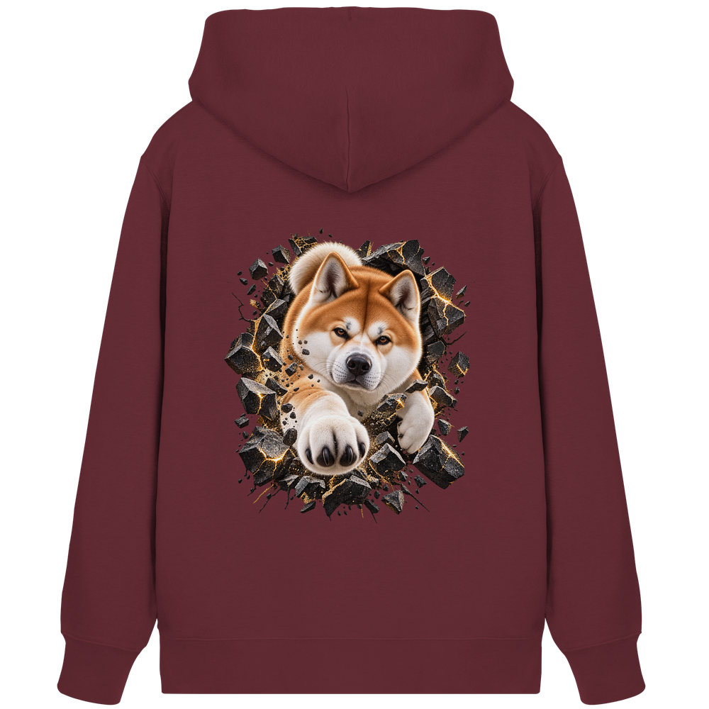 Akita - Breaking Through - Organic Zipper – Bild 5