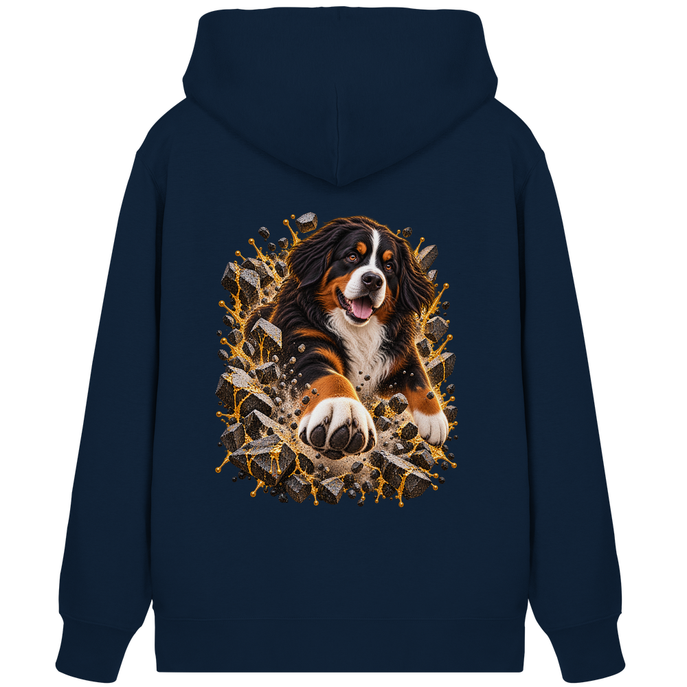 Berner Sennenhund - Breaking Through - Organic Zipper – Bild 7