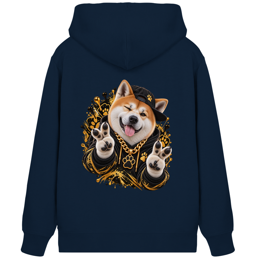 Akita - Funny - Organic Zipper – Bild 7