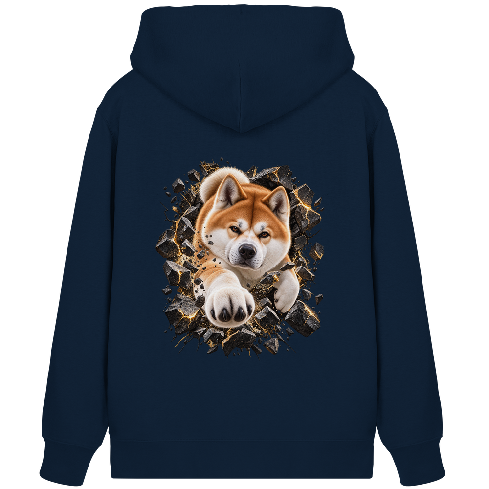 Akita - Breaking Through - Organic Zipper – Bild 7
