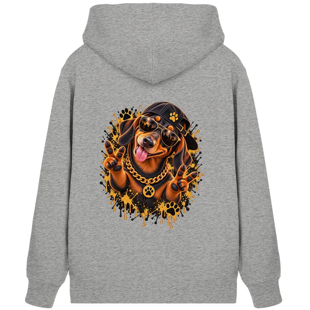 Dackel - Funny - Organic Zipper