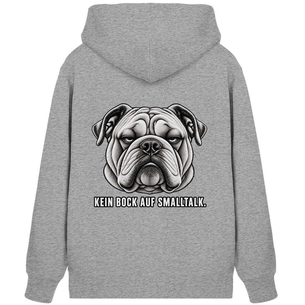 Kein Bock auf Smalltalk - Organic Zipper – Bild 3