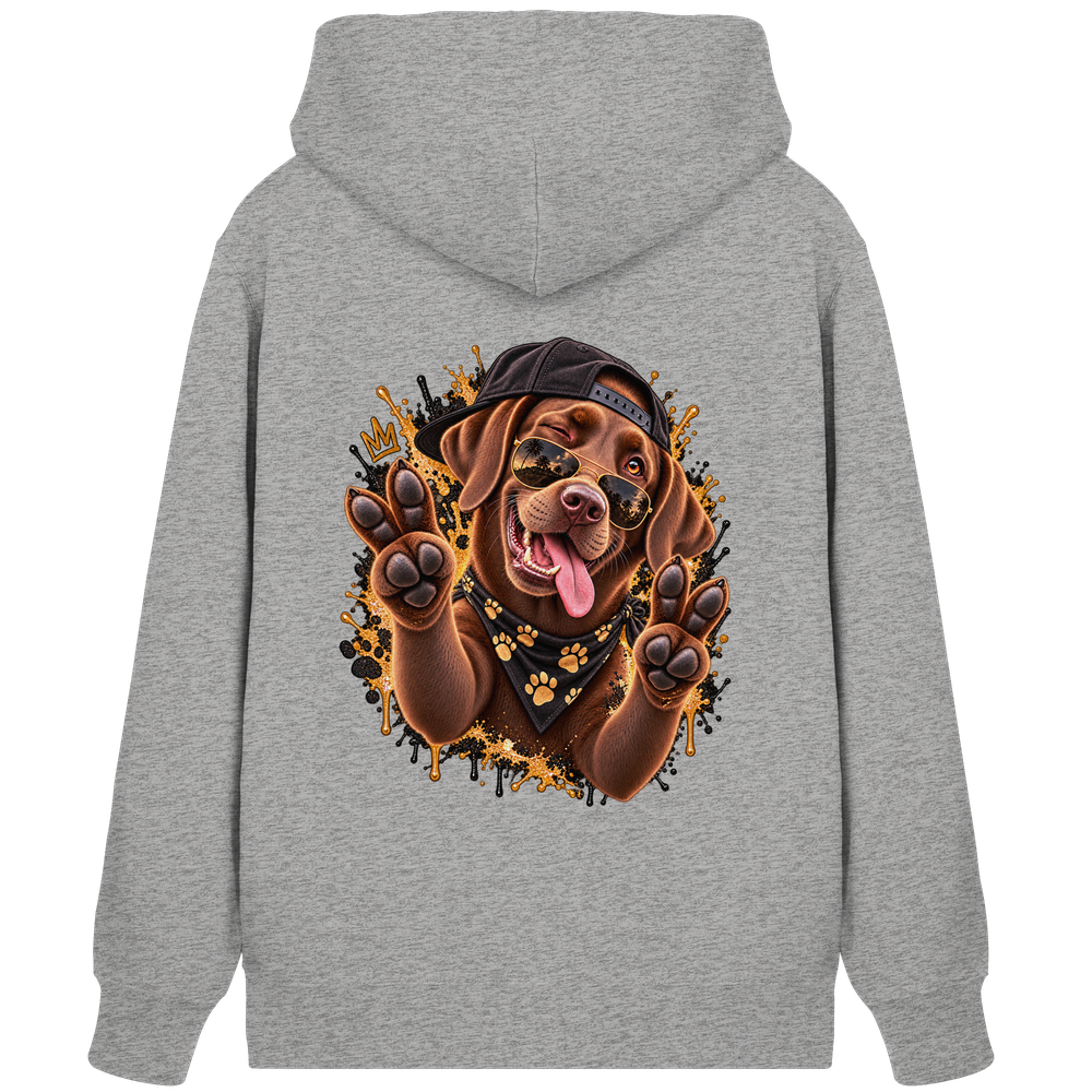 Labrador - Funny - Organic Zipper – Bild 4