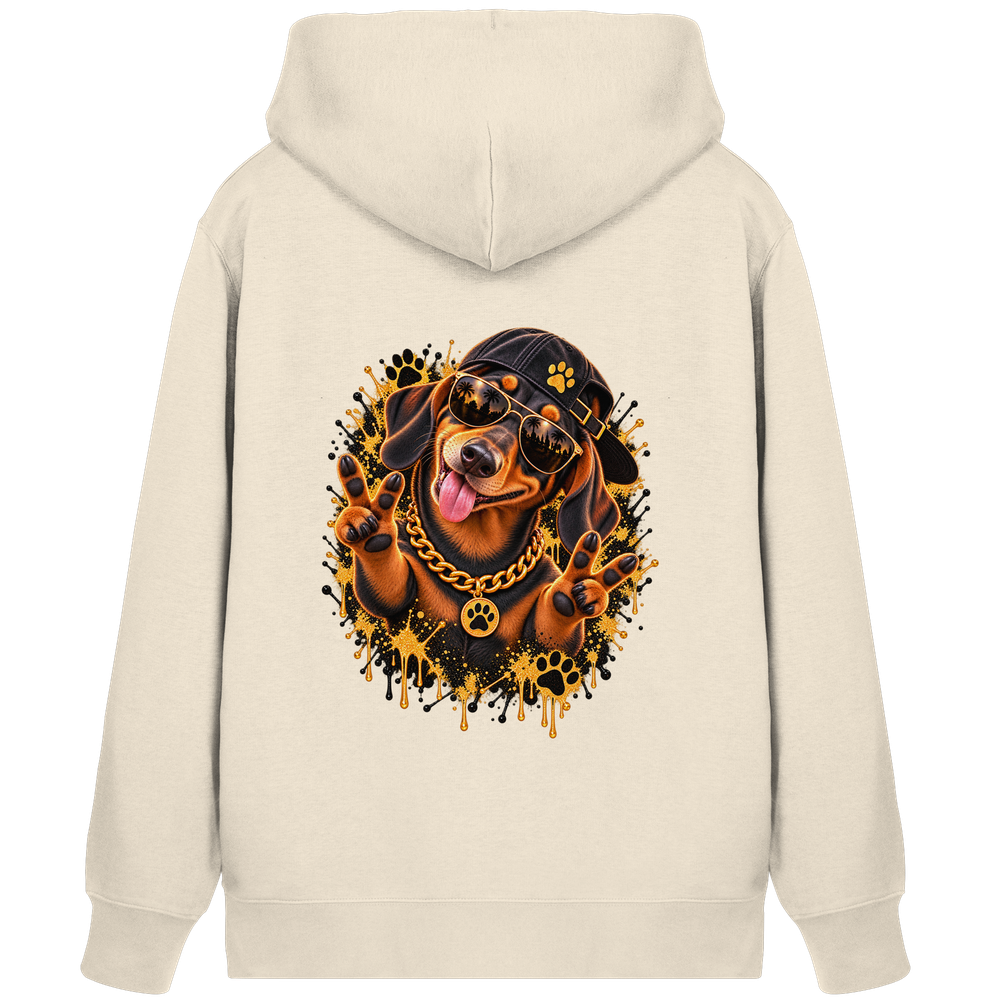 Dackel - Funny - Organic Zipper